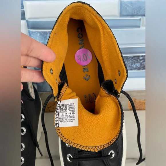 Converse Chuck Taylor All Star Lugged Hi Winter Boots Gore-Tex 10.5 - Picture 8 of 9